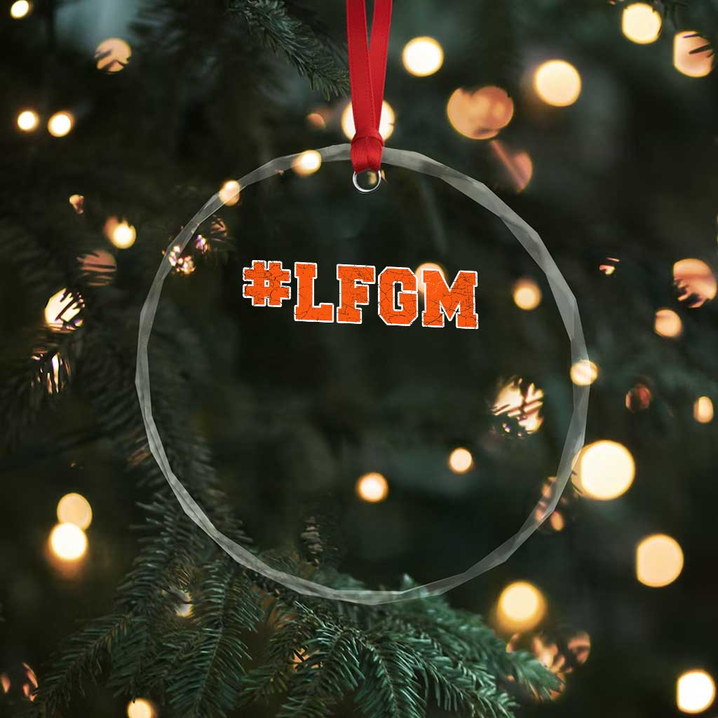 LFGM Crystal Glass Ornament Vintage Retro Throwback Design TS10 Print Your Wear