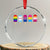 LGBT Rainbow Popsicles Crystal Glass Ornament Summer Ice Cream LGBTQ Pride Ally TS10 Transparent Glass 3'' Circle Print Your Wear
