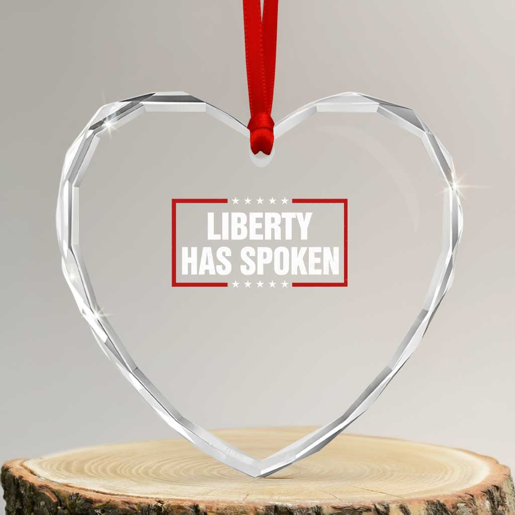 Liberty Has Spoken Funny Basketball Pointing Meme Heart Crystal Glass Ornament TS11 Transparent Glass 3'' Heart Print Your Wear