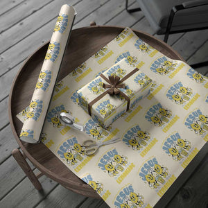 Life Gave Me Some Lemons But My Jesus He Be Makin Lemonade Wrapping Paper Roll Retro Lemon TS11 Beige Print Your Wear
