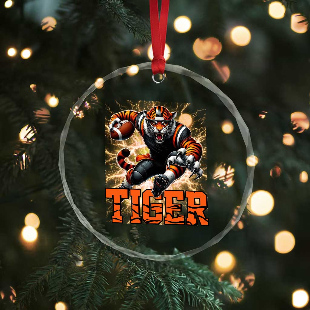Lightning Tiger Lover Crystal Glass Ornament Sport Lover Gift TS12 Print Your Wear