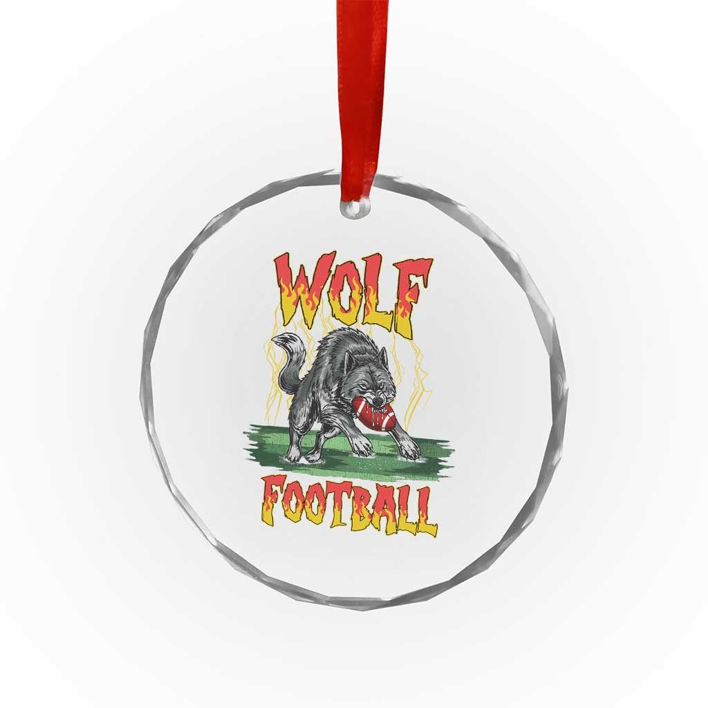 Lightning Wolf Lover Crystal Glass Ornament Sport Lover Gift TS12 Print Your Wear