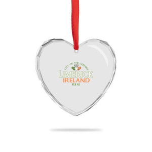 Limerick Ireland Heart Crystal Glass Ornament City Of The Culture Est 812 AD TS11 Print Your Wear