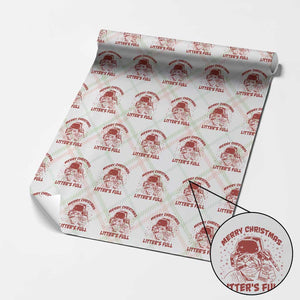Litters Full Wrapping Paper Roll Funny Cat Christmas Vacation TS10 Christmas Plaid Print Your Wear