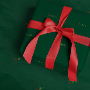 Little Birds Wrapping Paper Roll Rastafari Rasta Reggae Music Jamaican Pride TS10 Green Print Your Wear