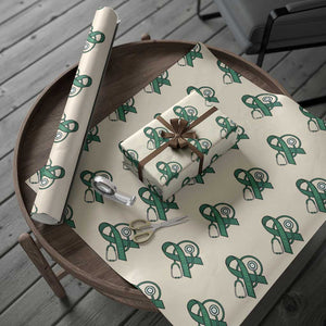 Liver Cancer Strong Nurse Warrior Wrapping Paper Roll Stethoscope Healthcare Support Gift