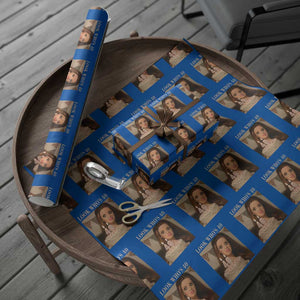 Look Who's 40 Wrapping Paper Roll Funny Birthday Doll Face Meme