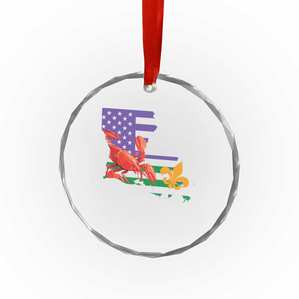 Louisiana Crystal Glass Ornament Louisiana New Orleans Party Custume Beads TS10 Print Your Wear