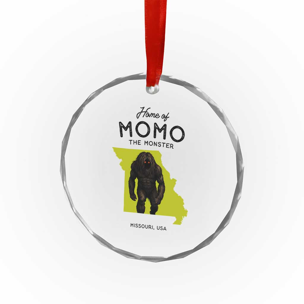 Louisiana Missouri Cryptid Lover Crystal Glass Ornament Home Of Momo The Monster TS12 Print Your Wear