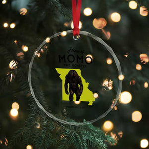 Louisiana Missouri Cryptid Lover Crystal Glass Ornament Home Of Momo The Monster TS12 Print Your Wear