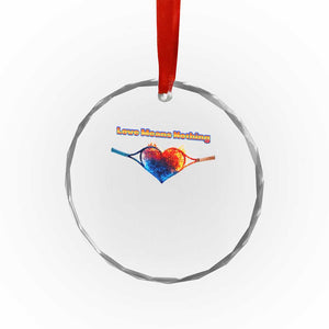 Love Means Nothing Crystal Glass Ornament Valentines Day Gift TS12 Print Your Wear