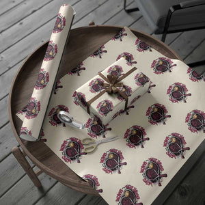 Love Means Nothing Wrapping Paper Roll Tennis Lovers TS12 Beige Print Your Wear