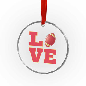 Love Midwest Football Crystal Glass Ornament Gift For Football Fans TS12 Print Your Wear