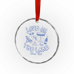 Love on the Lake Bachelorette Crystal Glass Ornament Custom Camp Bach Party TS10 Print Your Wear