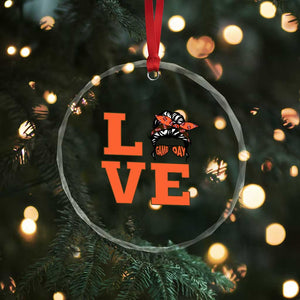 Love Vintage Cool Pun Girl Crystal Glass Ornament Game Day Gift TS12 Print Your Wear