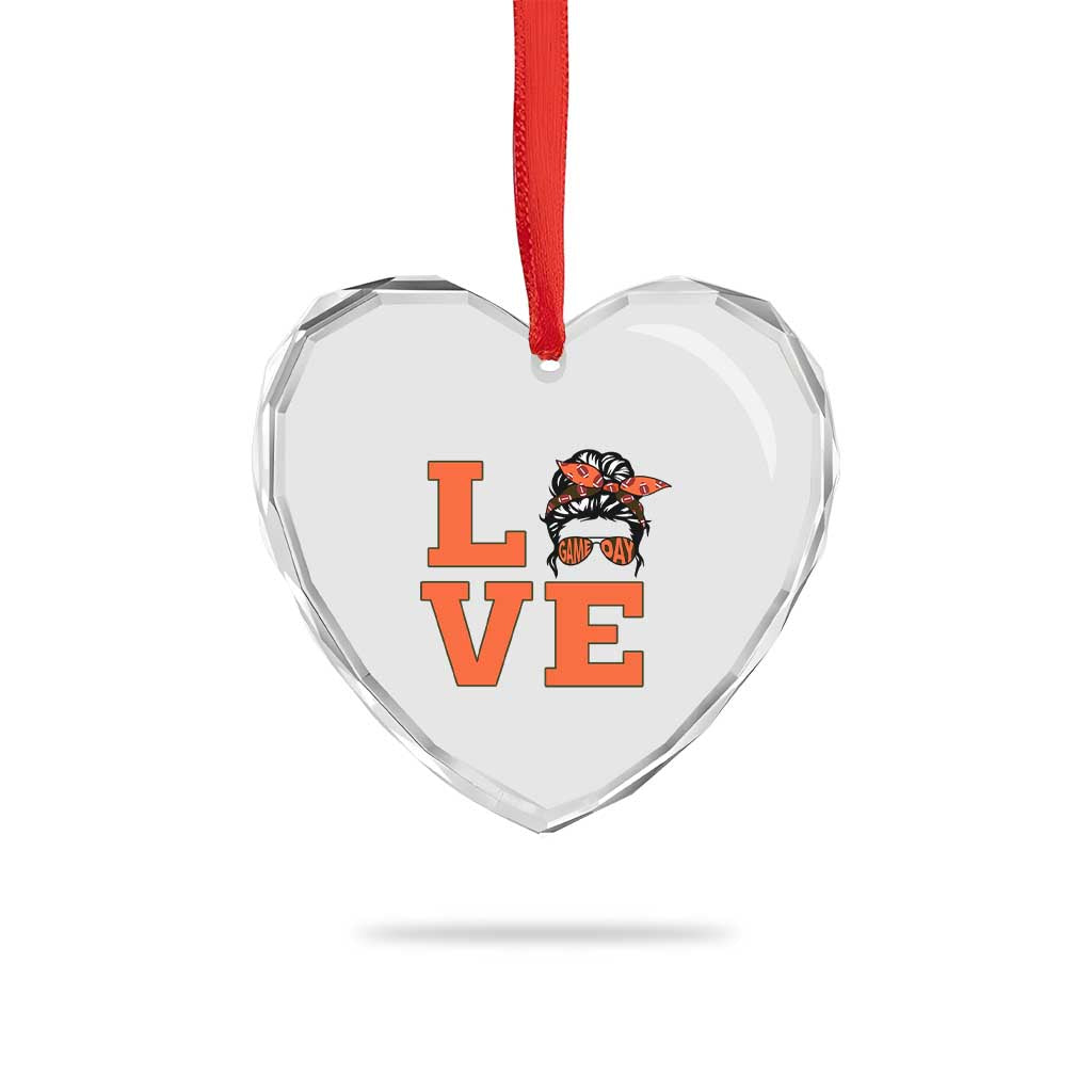 Love Vintage Cool Pun Girl Heart Crystal Glass Ornament Game Day Gift TS12 Print Your Wear