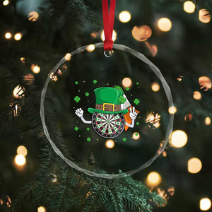 Lucky Darts Board With Irish Flag Crystal Glass Ornament St Patricks Day Gift TS12 Print Your Wear