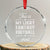Lucky Fantasy Football Crystal Glass Ornament Commissioner Draft Party Commish FFL - Print Your Wear