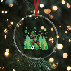 Lucky Sasquatch Soccer Player Crystal Glass Ornament Funny St Patricks Day Gift TS12 Print Your Wear