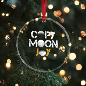 Lunar Mission Astronaut Space Lover Crystal Glass Ornament Copy Moon Joy Sci Fi Graphic TS12 Print Your Wear