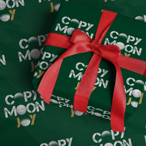 Lunar Mission Astronaut Space Lover Wrapping Paper Roll Copy Moon Joy Sci Fi Graphic TS12 Green Print Your Wear