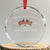 Mad As Hell Est 1776 Crystal Glass Ornament Cause I Loved This Place Patriotic American Flag Retro TS02 Transparent Glass 3'' Circle Print Your Wear