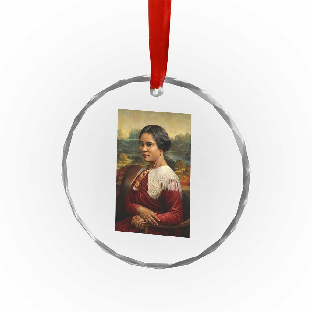 Madam CJ Walker Mona Lisa Crystal Glass Ornament Black History Month Gift TS12 Print Your Wear