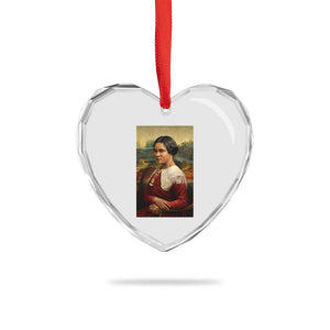 Madam CJ Walker Mona Lisa Heart Crystal Glass Ornament Black History Month Gift TS12 Print Your Wear