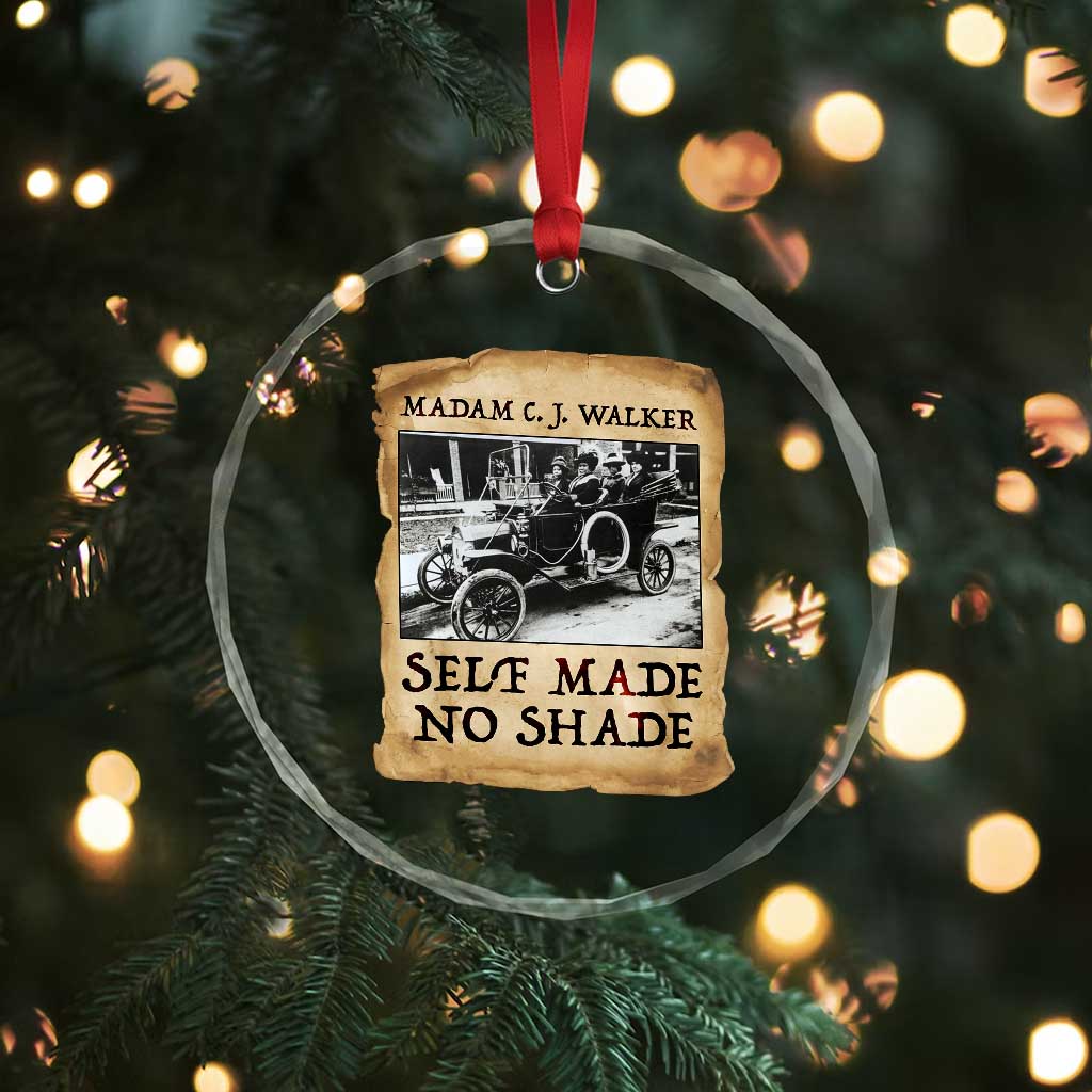 Madam CJ Walker Self Made Millionaire Crystal Glass Ornament Strong Black Woman Leader TS12 Print Your Wear