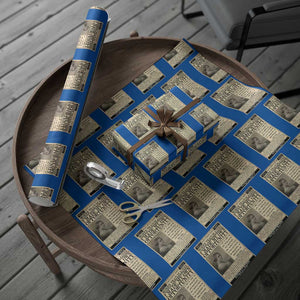 Madam C.J. Walker Wrapping Paper Roll I Made My Own Opportunity TS12 Blue Print Your Wear