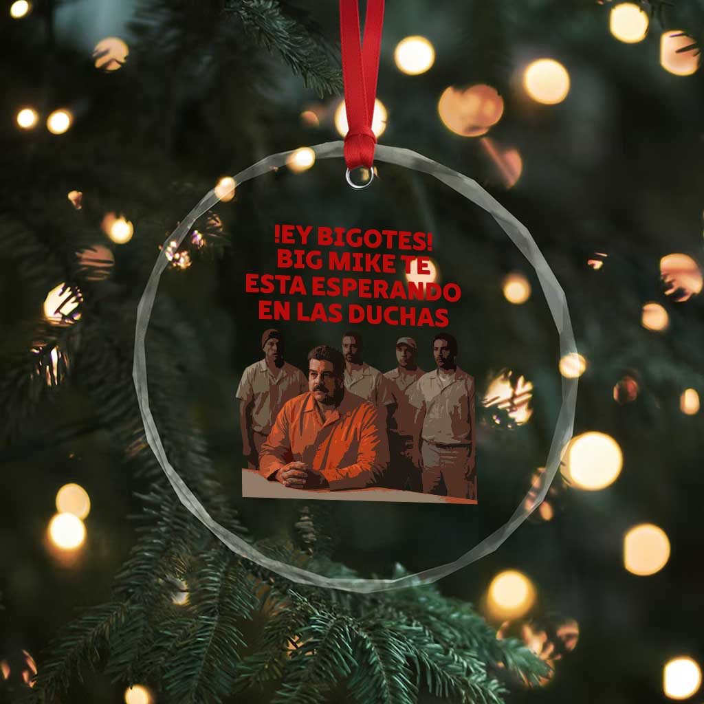 Maduro in Prison Meme Satire Crystal Glass Ornament Spanish Political Politcal Sarcasm TS02 Print Your Wear
