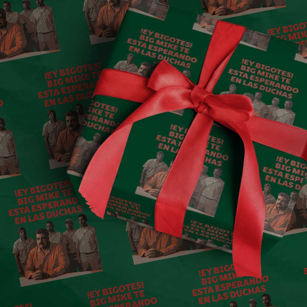 Maduro in Prison Meme Satire Wrapping Paper Roll Spanish Political Politcal Sarcasm TS02 White Print Your Wear