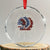 Make America Native Again Crystal Glass Ornament Indigenous Peoples Pride USA Flag - Print Your Wear