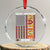 Make America Native Again Crystal Glass Ornament Indigenous Pride Cultural Heritage USA Flag - Print Your Wear