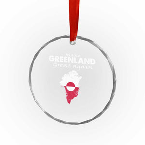 Make Greenland Great Again Crystal Glass Ornament Act USA 51st State Greenland TS11 Print Your Wear