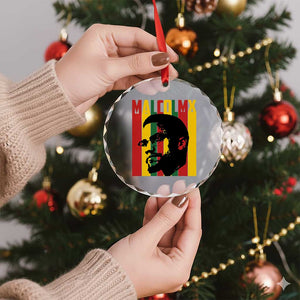 Malcolm X Crystal Glass Ornament Pan African Flag Black History TS14 Print Your Wear