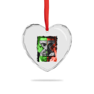 Malcolm X Heart Crystal Glass Ornament Black History Month TS10 Print Your Wear