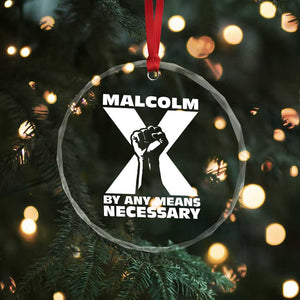 Malcolm X Power Fist Crystal Glass Ornament Civil Rights Leader Pride Bold Statement TS02 Print Your Wear