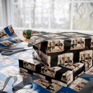 Malcolm X Quote Wrapping Paper Roll Nobody Can Give You Freedom Take It TS12 Black Print Your Wear