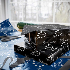Mama Loading 2026 Wrapping Paper Roll Pregnancy Announcement Mothers Day TS12 Black Print Your Wear
