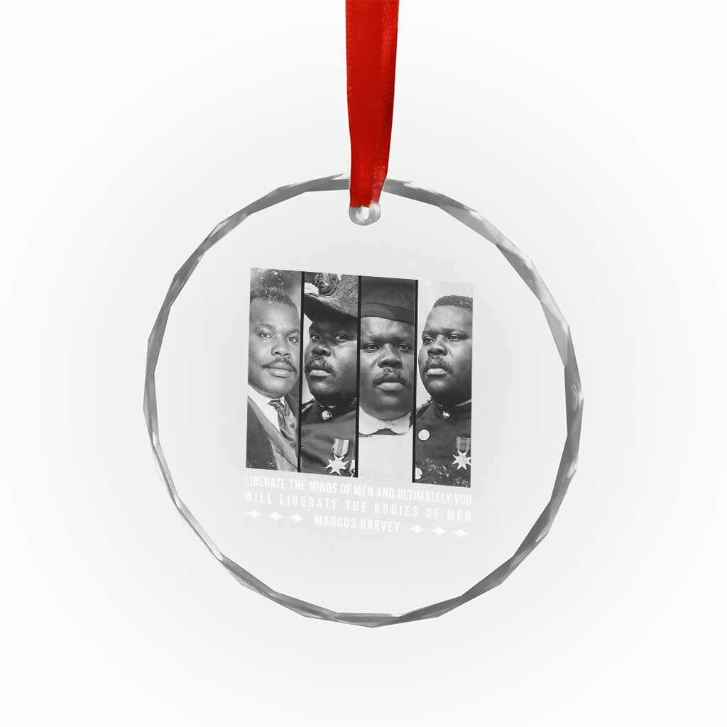 Marcus Garve Quote Crystal Glass Ornament Liberate The Minds Of Men TS12 Print Your Wear