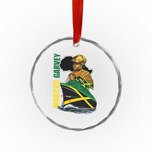 Marcus Garvey Jamaica Pride Crystal Glass Ornament One God One Aim One Destiny TS12 Print Your Wear