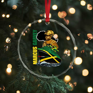 Marcus Garvey Jamaica Pride Crystal Glass Ornament One God One Aim One Destiny TS12 Print Your Wear