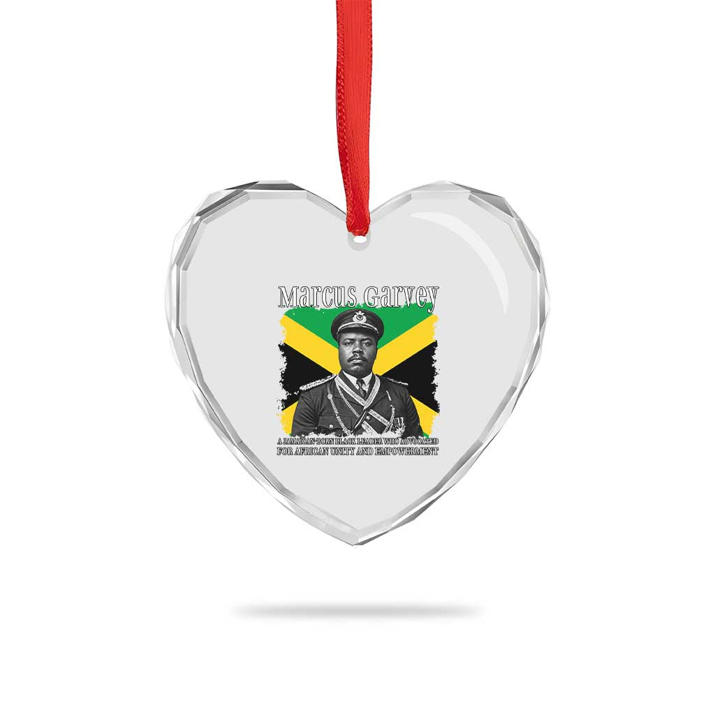 Marcus Garvey Jamaican National Hero Heart Crystal Glass Ornament Pan Africanism History Gift TS12 Print Your Wear