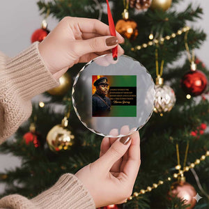 Marcus Garvey Pan African Flag Crystal Glass Ornament A People Without Knowledge Of Their Past Quote TS12 Print Your Wear