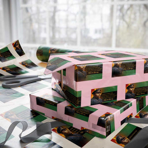 Marcus Garvey Pan African Flag Wrapping Paper Roll A People Without Knowledge Of Their Past Quote TS12 Light Pink Print Your Wear