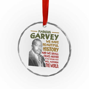 Marcus Garvey Quote Crystal Glass Ornament Black History Month - Print Your Wear