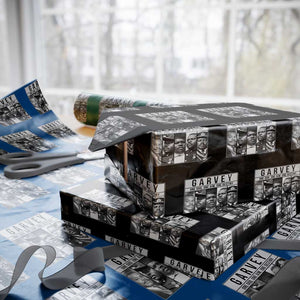 Marcus Garvey Quote Wrapping Paper Roll One God One Aim One Destiny TS12 Black Print Your Wear