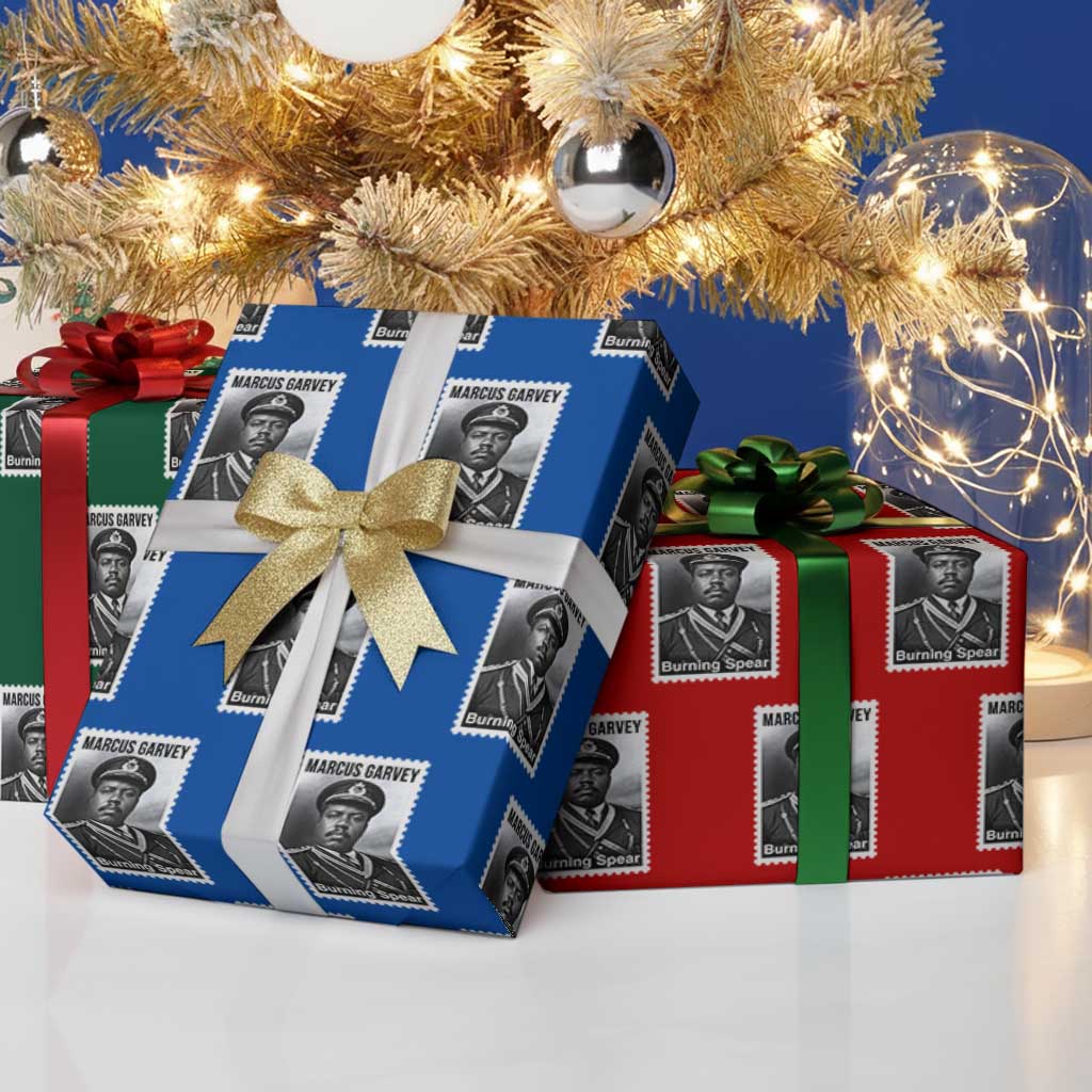 Marcus Garvey Wrapping Paper Roll Jamaican National Hero Legacy Gift TS12 Print Your Wear
