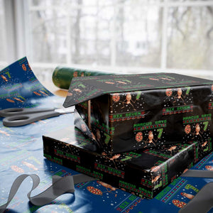 Marcus Says Six Seven Meme Christmas Ugly Sweater Wrapping Paper Roll Trendy Tiktok Gift TS12 Black Print Your Wear